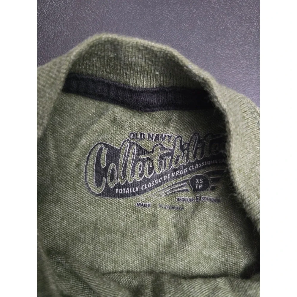 Old Navy Boys TMNT Retro Olive Green Graphic Tee – Size XS (5)